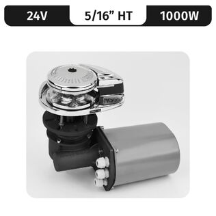 Lofrans Project 1000/X2 Vertical Electric Windlass with Drum, 5/16" HT (G4), 12V DC, 1000W