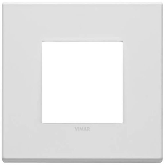 Vimar Eikon Total Look 22642.01 2-Module Cover Plate, Arctic White image number 0