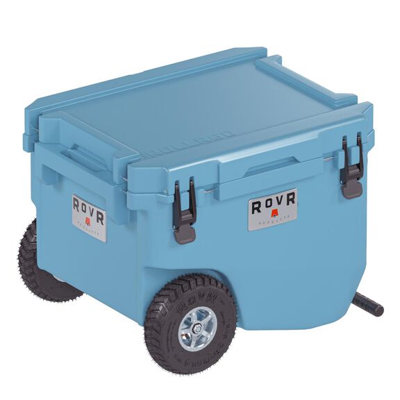 RollR 60 Quart Wheeled Hard Cooler with Tow Handle, South Pacific image number 1