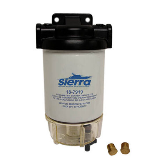 18-7932-1 AquaVue Bowl Aluminum Fuel Filter/Water Separator, 10 Micron image number 0