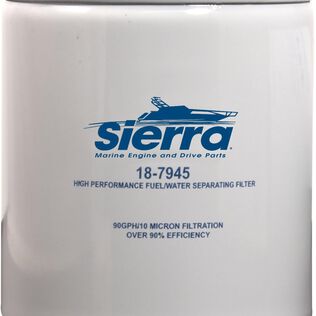 18-7945 Long Fuel Filter/Water Separator, 10 Micron