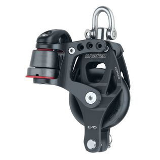 45 mm Aluminum Element Single Block with Cam Cleat and Becket