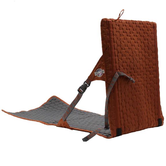 Crazy Creek HEX 2.0 PowerLounger for Day Hiking & Backpacking Trips, 250 LBS Weight Capacity, Adjustable Straps, Compact Design, Water-Resistant, Copper/Slate image number 1