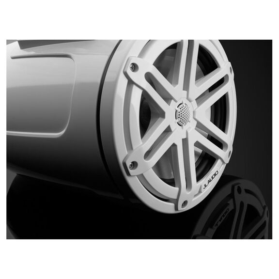 M3-770ETXv3-Gw-S-Gw 7.7" Enclosed Marine Coaxial Speaker System, Gloss White, White Sport Grilles image number 3