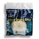 Marine Line 3" Flat Single Sided Twisted Wool Cutting Pad, 2-Pack image number 1