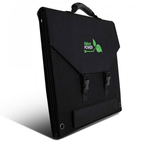 120W Portable Folding Solar Panel with Cables image number 3