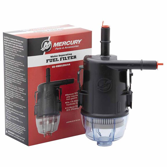 Mercury Boat-Mounted Water Separating Fuel Filter 8M0126144 for Mercury 3.4L V6 and 4.6L V8 Outboards image number 0