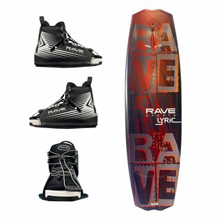 Lyric Red Wakeboard and Bindings Package