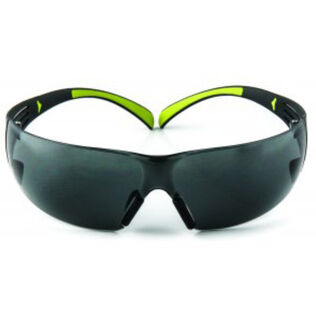 Safety Eyewear Gry Comfort, 90210-HV6-NA, Blk Frame Ylw Accent, AF & Scratch Resistant Lens