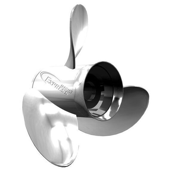 10 1/2" x 14" Express Mach3 E1-1014, 3-Blade, RH, Stainless Steel Propeller image number 0