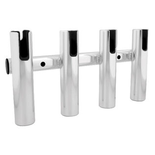 Brushed Aluminum 4-Rod Rack