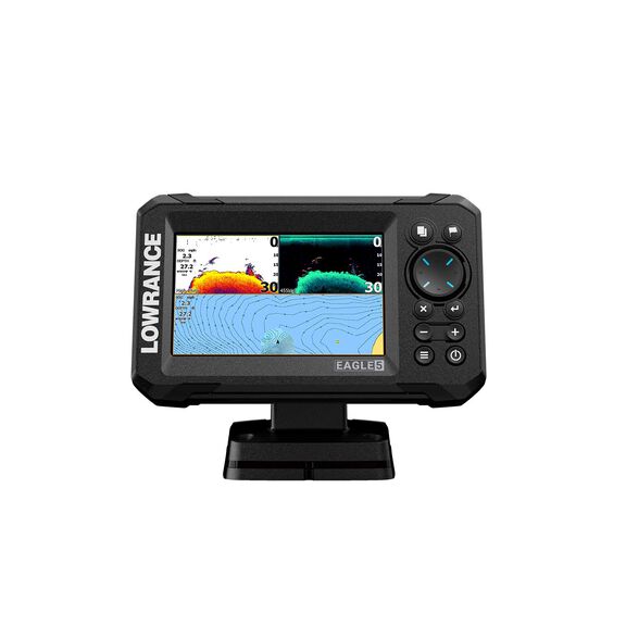 Eagle 5 Fishfinder/Chartplotter Combo with SplitShot&trade; HD Transducer and C-MAP&reg; Discover US and Canada Charts image number 1