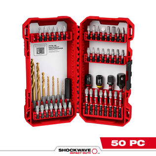 SHOCKWAVE Impact Duty Drill & Drive Set, 50 Piece