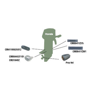 Outboard Anode -Honda