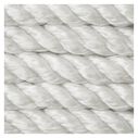 5/8" x 35' Dock Line, 3-Strand Nylon, White image number 0