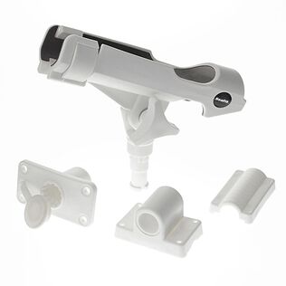 Rod Holder, Universal Mount, White