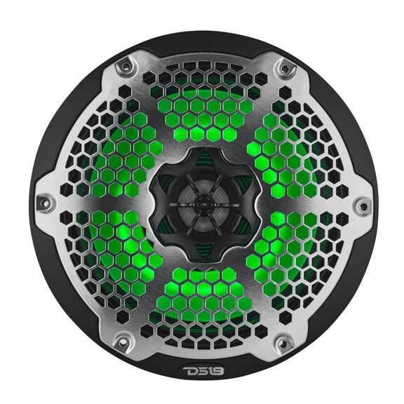 8&rdquo; Marine 2-Way Hybrid Speaker with RGB LED, Compression Driver and Neodymium Magnet, 350W RMS 4-Ohm, Matte Black image number 3
