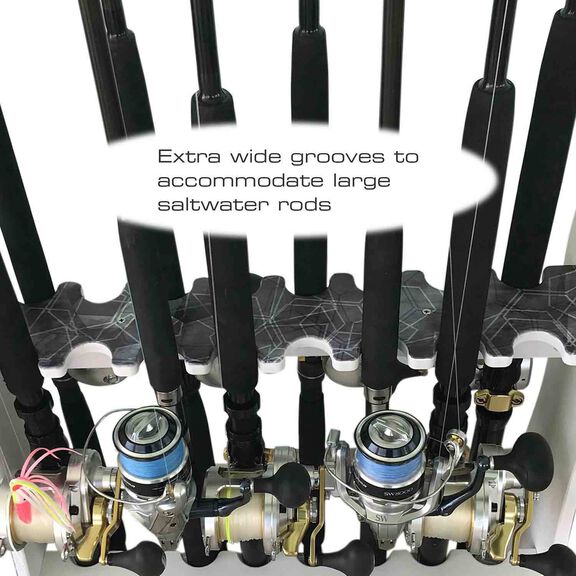 Reel Salty All Weather Low Profile 16 Rod Storage Rack image number 5