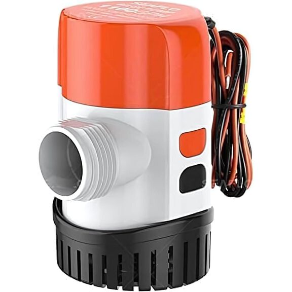 SEAFLO 13B Series Automatic Bilge Pump 1100 GPH 12V with Electronic Water Sensing image number 0