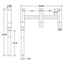 Deluxe Trident Rod Holder Offset image number 2