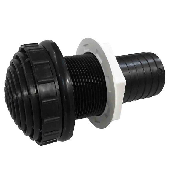 Thru-Hull Fitting - 5/8" Straight, White image number 0