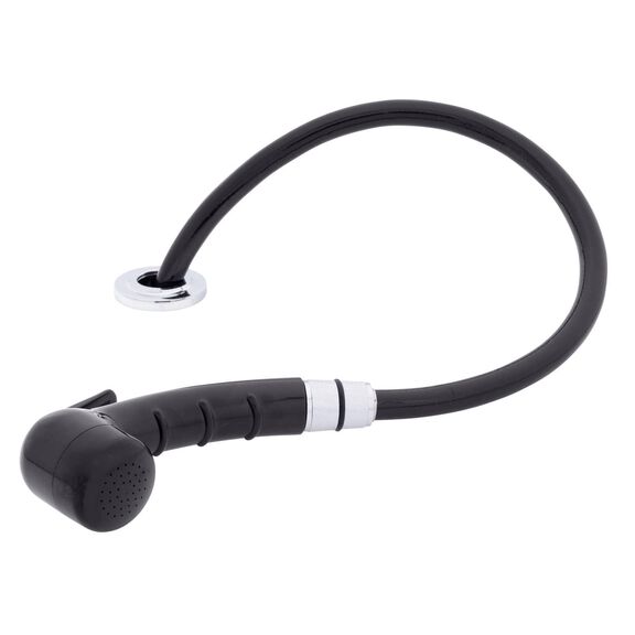 Deck-Mount Sprayer Small Black Sprayer No Hook, 6' Black Rubber Hose, Ultra-Low Profile Holder image number 1