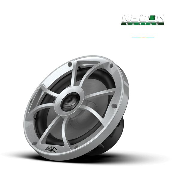 Wet Sounds RECON 8-S RGB 8-inch High Output Component Style Coaxial Speakers with XS-Silver RGB Grilles image number 2