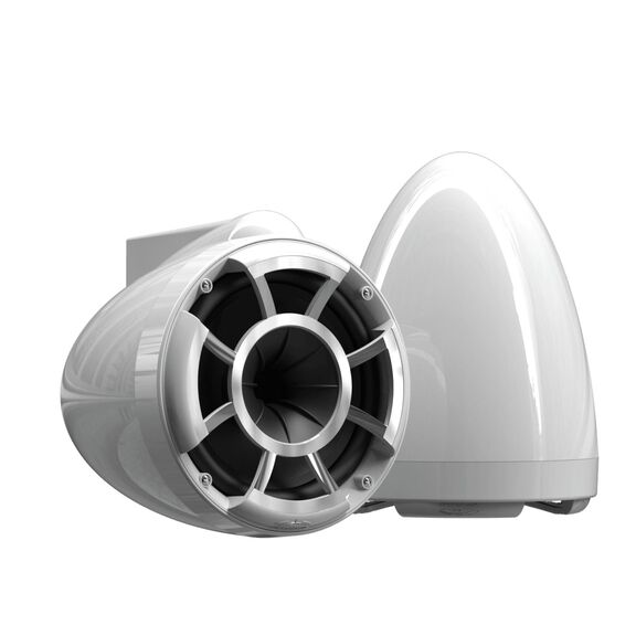 Wet Sounds REV 8 White V2 Revolution Series 8" Marine Tower Speakers with X-Mount Surface Mounts (Pair) image number 0