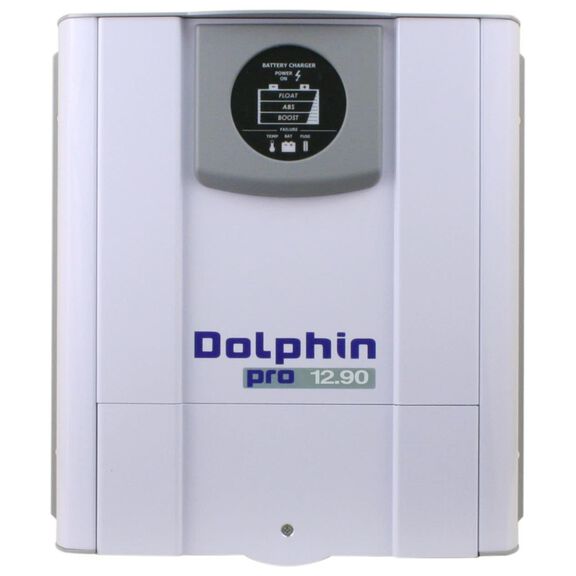 Dolphin Pro Onboard Marine Battery Charger with 9 Charging Profiles, Universal AC Input and Voltage Switching and Advanced Temperature Compensation, 90 Amp, 12V, 3-Bank image number 0