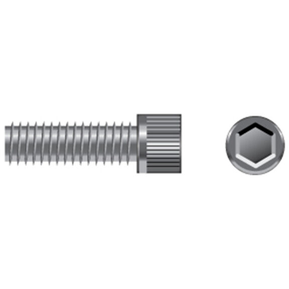 M5-.8 X 20 Stainless Steel Metric Cap Screws, 50-Pack image number 0
