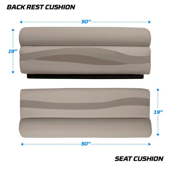 Premier Series Pontoon 50" Bench Cushion Set image number 7