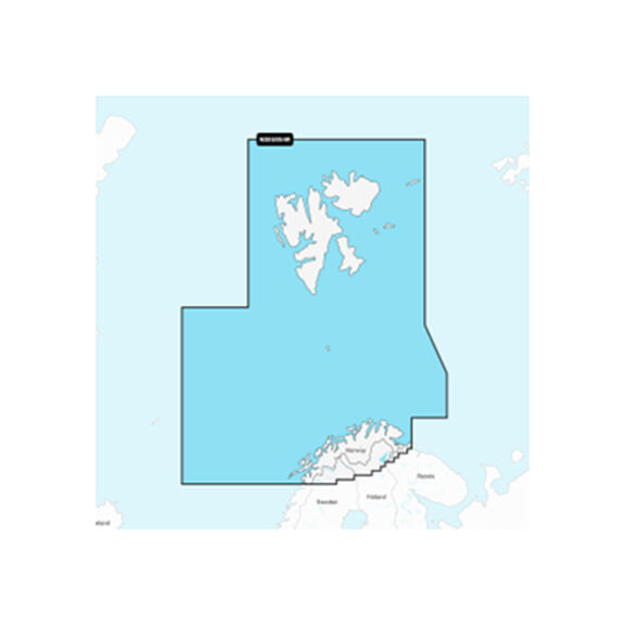 Navionics+ EU054R Norway, Vestfjorden to Svalbard, Electronic Chart image number 0