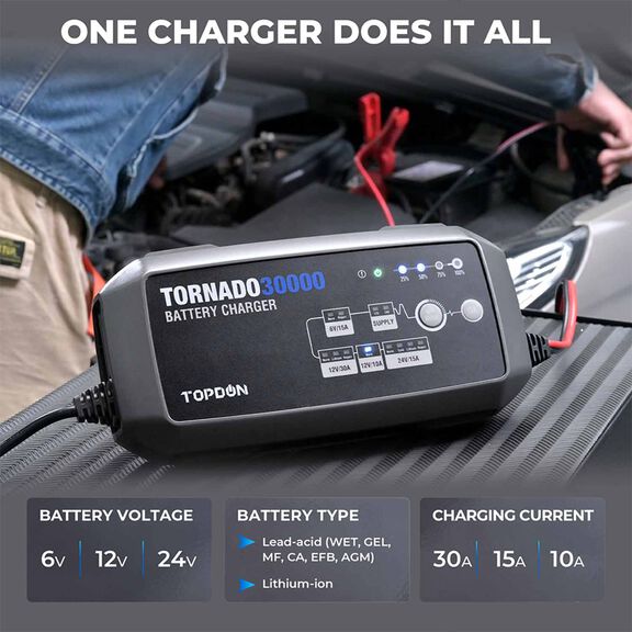 Tornado 30000 Battery Charger & Supply image number 5