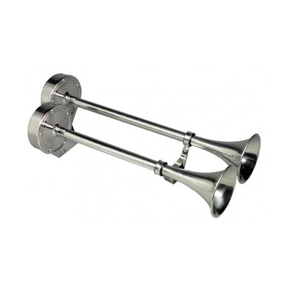 24V Deluxe Stainless Steel Dual Trumpet image number 0