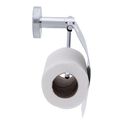 Elina Single Post T.P. Holder w/Lid Chrome image number 1