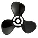 14 1/2" x 19" Quicksilver Black Diamond 3-Blade, RH, Aluminum Propeller image number 0