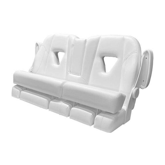 White Boca Bench Seat, 53" image number 1
