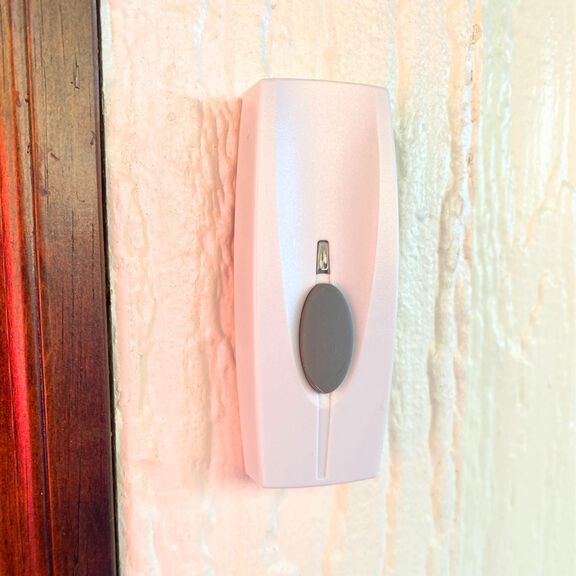 America Battery Powered Wireless Portable Door Bell Chime with Visual Alert Kit, 8 Chime Tones image number 6