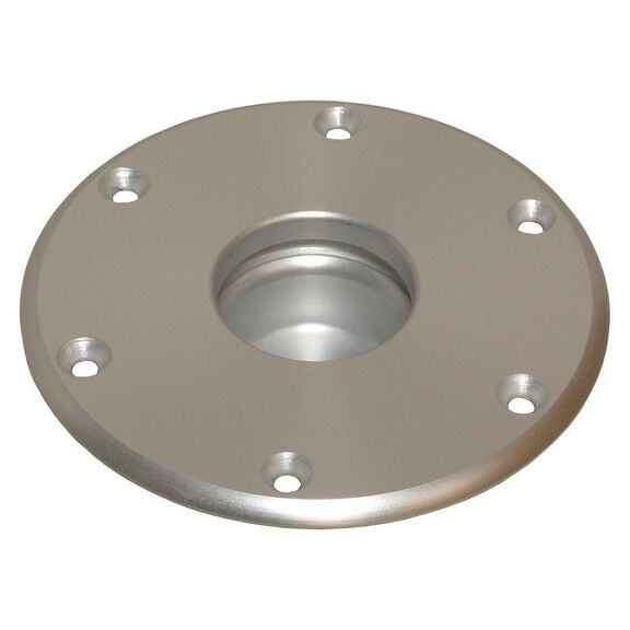 2 3/8" Locking Stowable Table Base, Anodized Finish image number 1
