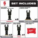 OPEN-LOK&trade; 6 Piece Multi-Tool Blade Kit image number 2