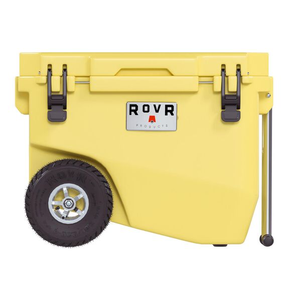 RollR 60 Quart Wheeled Hard Cooler with Tow Handle, Sunny Side image number 0
