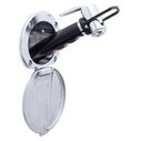 Recessed Shower Chrome Cup with Stainless Steel Lid, Hammer-Head Black Sprayer, 6' Black Rubber Hose image number 0