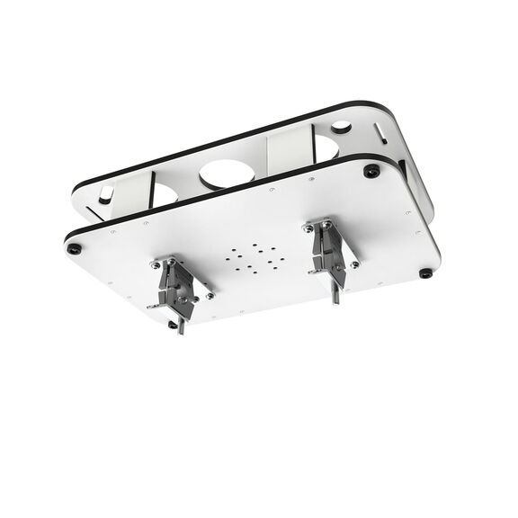Rectangle Party Table with Dual Rail Mount image number 1
