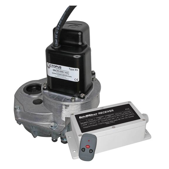 Wireless Steering System with Drive Unit, Steering Cable, Wireless Receiver and Transmitter image number 0
