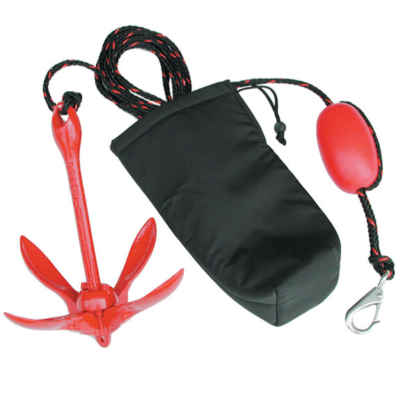 Personal Watercraft Grapnel Folding Anchor System image number 0