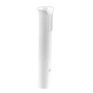 Thru Bolt Surface Mount Rod Holder, White