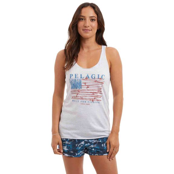 Women's Reel Flag Tank Top image number 0