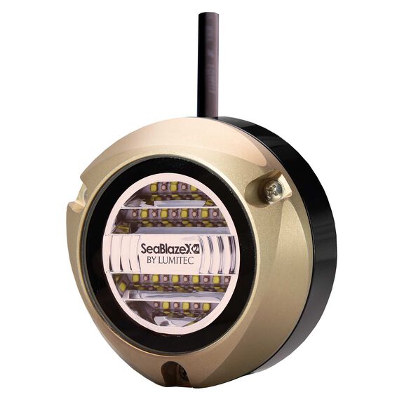 Zambezi X2 Surface Mount Underwater Pontoon Light, 6,000 Lumen, White/Blue image number 1