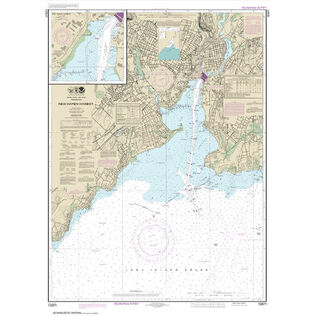 #12371 New Haven Harbor New Haven Harbor (Inset)