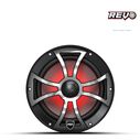 Wet Sounds REVO 8 inch High Output Coaxial Speakers w/ XS-Black Stainless Steel RGB Grilles image number 1
